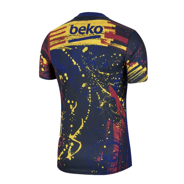 barca pre match jersey