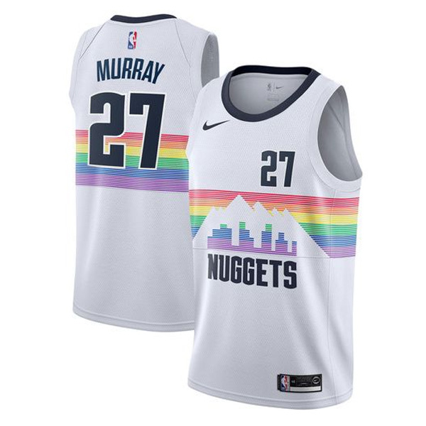 jamal murray white jersey